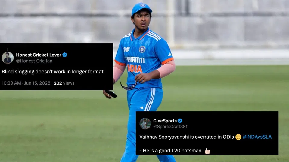 "No IPL, No Fun": Vaibhav Sooryavanshi Taken To The Cleaners After Flop Show Vs Sri Lanka